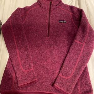 Plum Patagonia 1/2 zip pullover